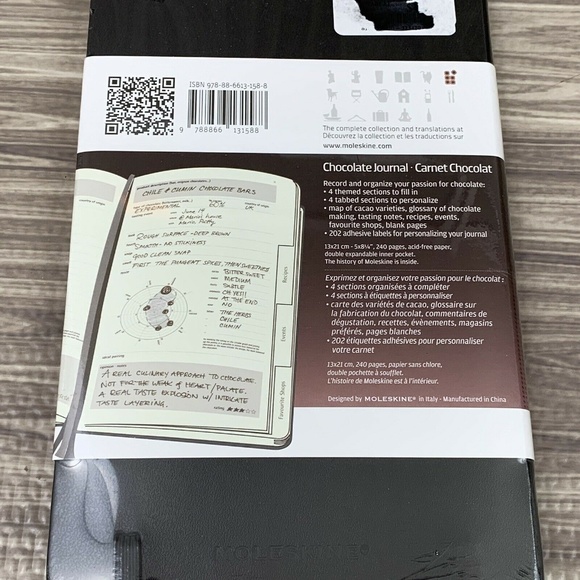 Moleskin Chocolate Journal New Sealed 5 x 8 1/4 in - Picture 3 of 9